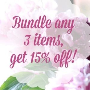 Bundle 3 or more items from my closet!